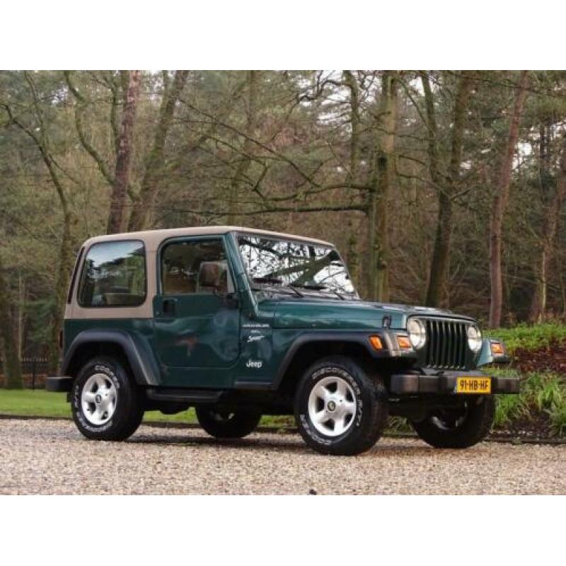 Jeep Wrangler 4.0i Hardtop en Softtop Unieke JEEP!