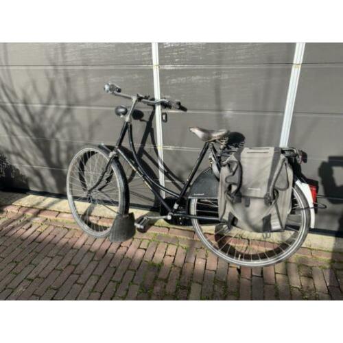 Gazelle dames fiets! Fietst top, met fietstassen en km-tellr