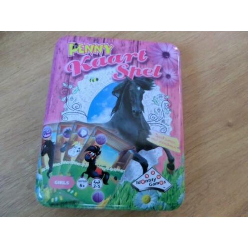 Paarden-kaartspel voor meisjes 6 jaar. Nieuw.