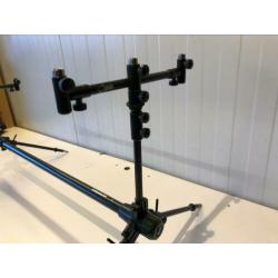 Nash powerpod rodpod 3 rod met adjustable buzz bars