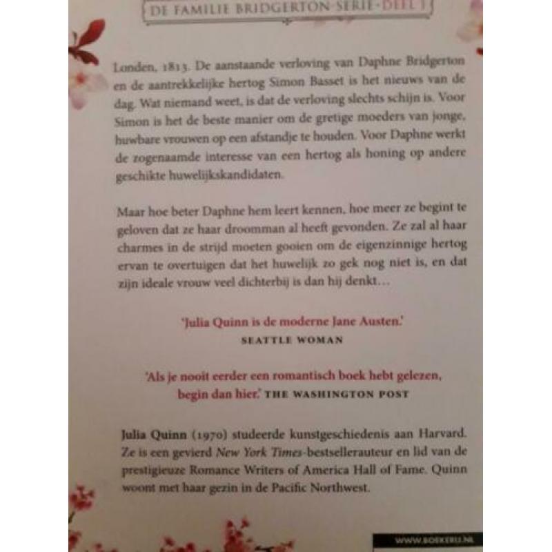 Het boek van Julia quinn De ongetrouwde hertog
