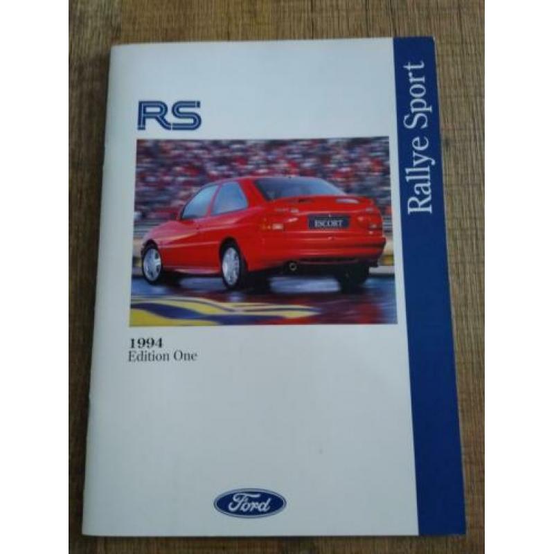 Ford RS Rallye sport folder uit 1994 (RS 2000 & RS Cosworth)