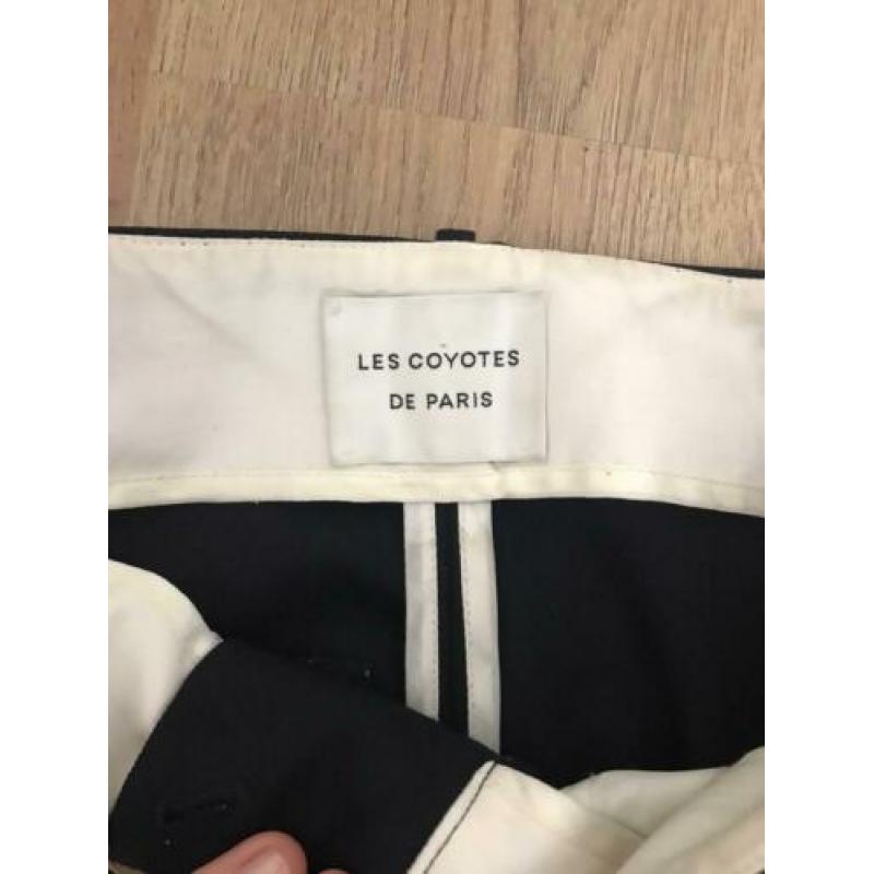 Pantalon les coyotes de paris 32/34 donker blauw wol