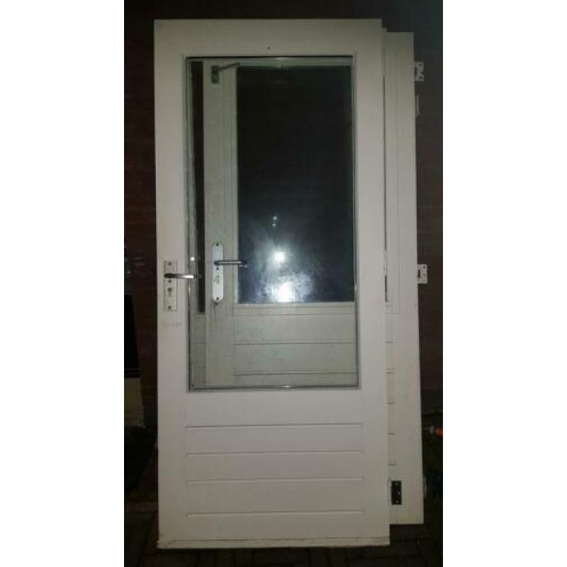 3x hardhouten deuren
