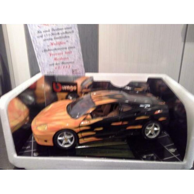 Bburago 1:18 Ferrari 360 Modena Airbrush ovp (Rare)