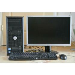 Dell 780 Quad Core W10 HDMI & 22 Inch LCD 640Gb HD 6 gb ram