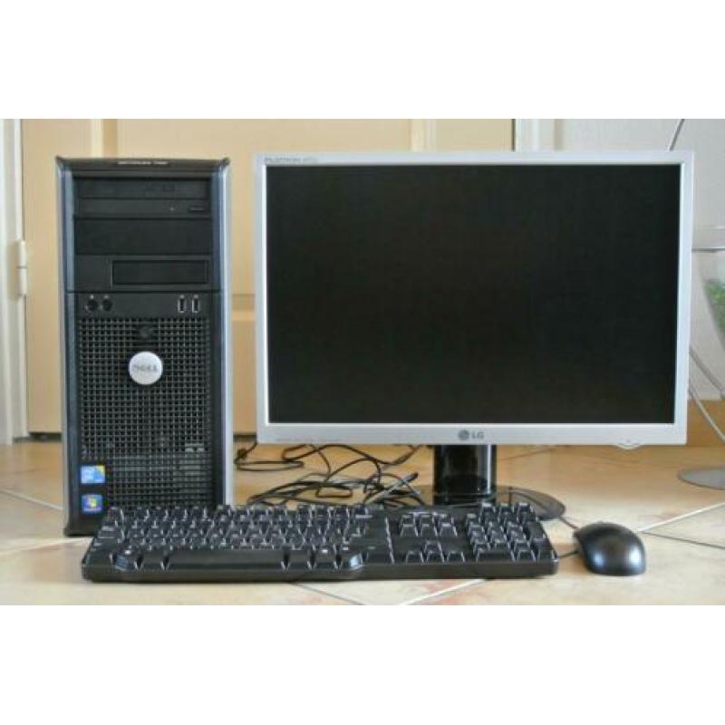 Dell 780 Quad Core W10 HDMI & 22 Inch LCD 640Gb HD 6 gb ram