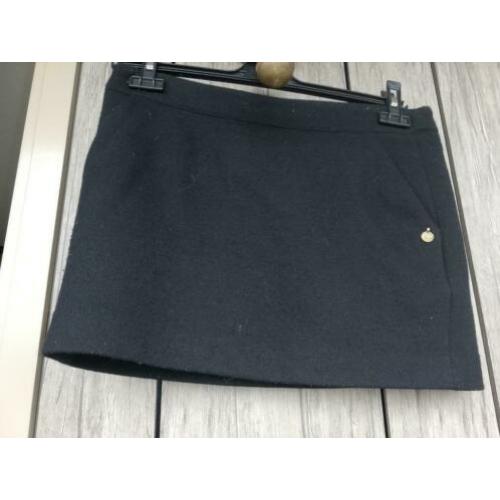 Maison scotch rokje zwart wol 36
