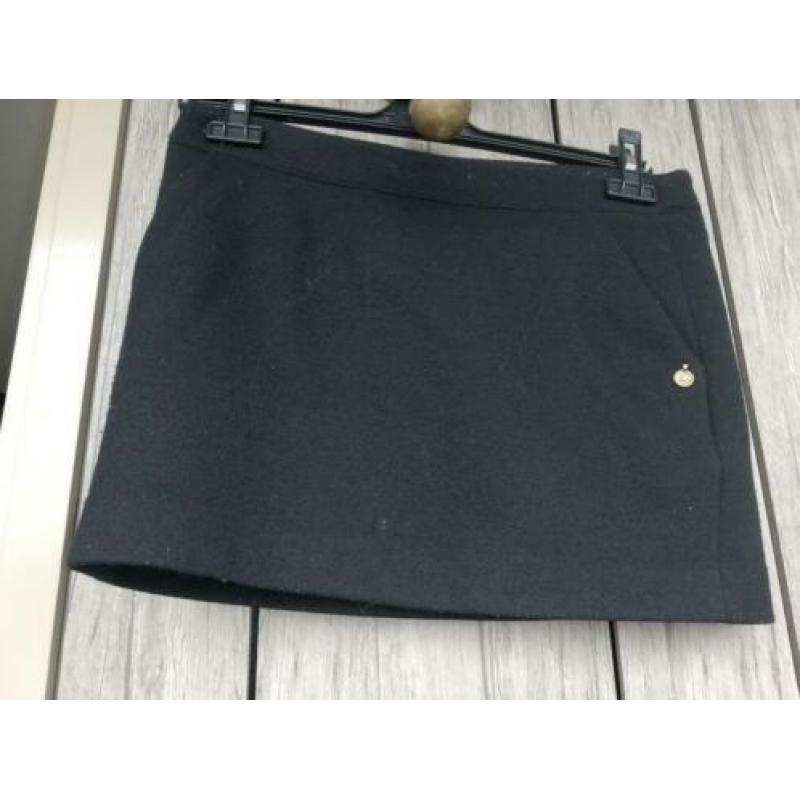 Maison scotch rokje zwart wol 36