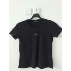 Leuke t'shirt zwart vn mooie stevige stof van MEXX mt 36/38