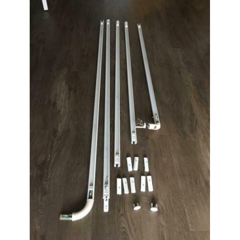 Lumiance rail met spots, wit, kleine fitting