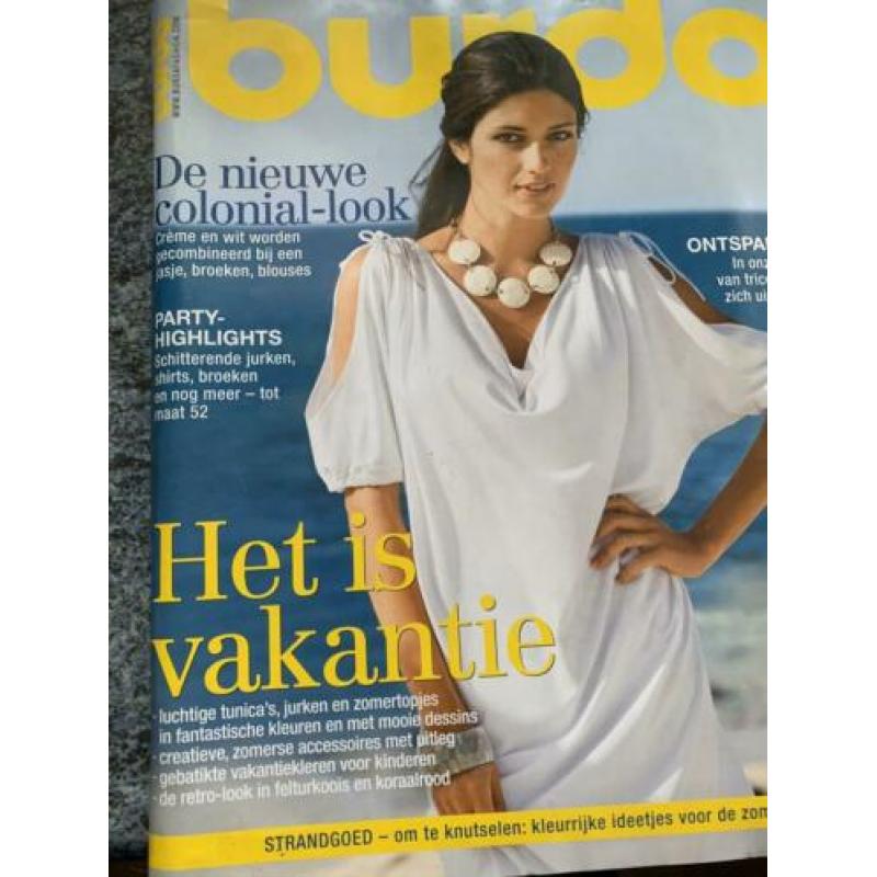 Diverse oude burda tijdschriften