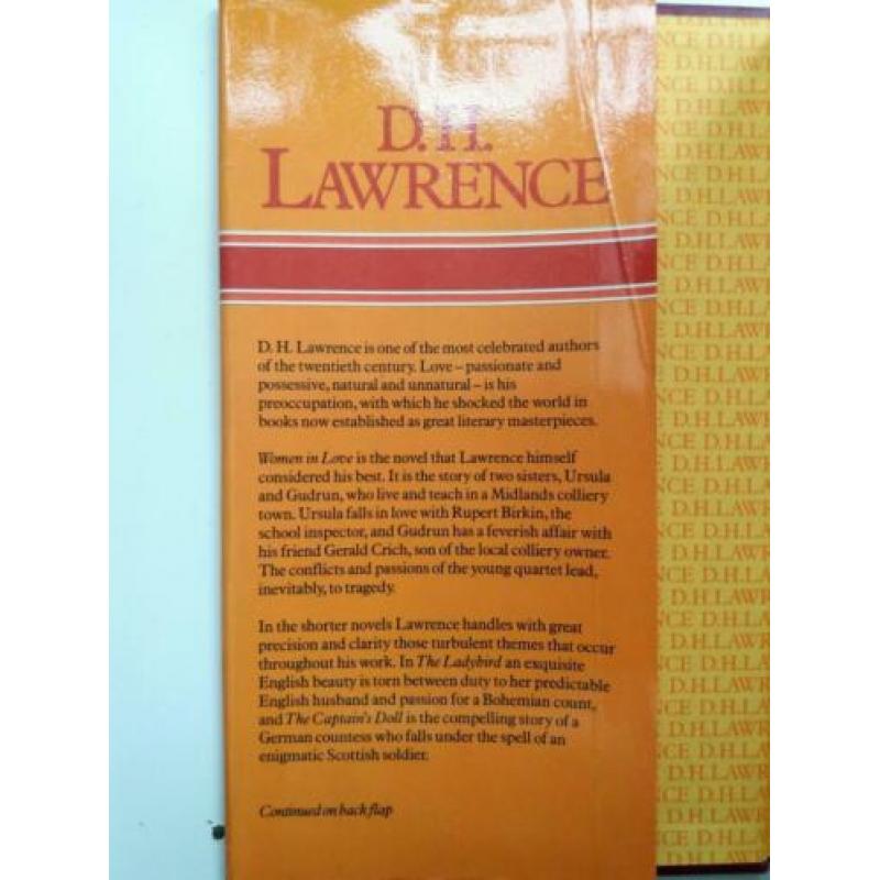 D.H. Lawrence - Women in Love / The Ladybird / The Man Who D