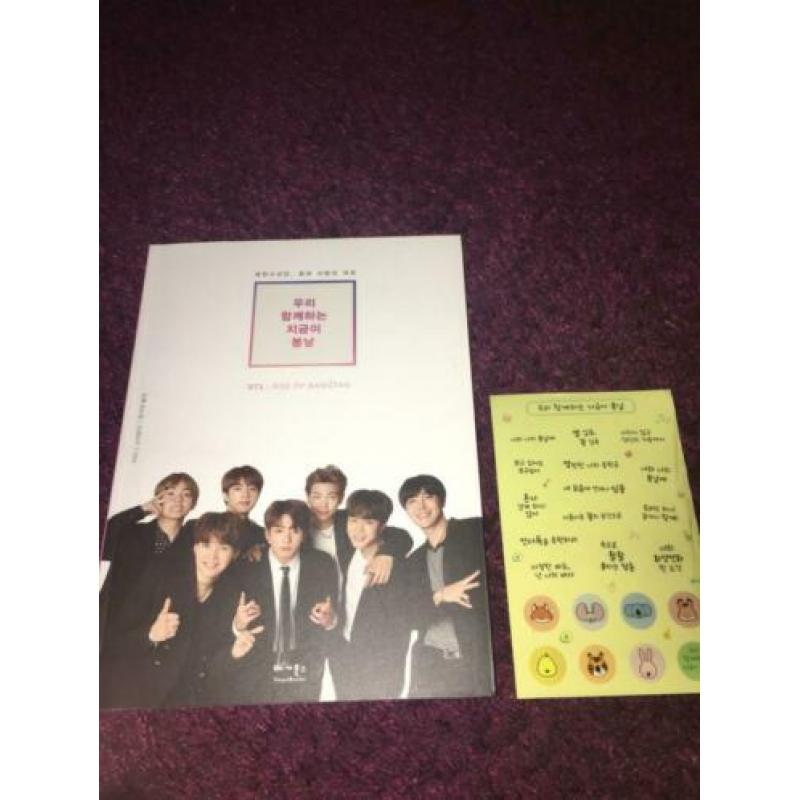 BTS rise of bangtan boek over bts met stickervel kpop