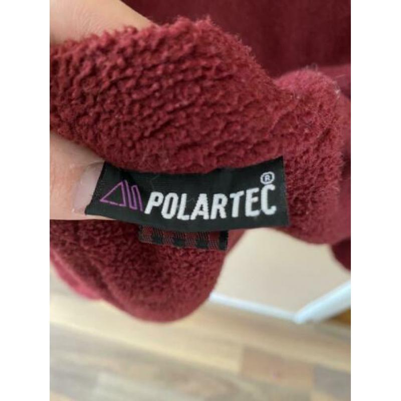 Woolrich Fleece Jacket Trui Bordeaux
