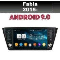 Skoda Fabia radio navigatie android 9.0 wifi dab+ carkit 32g