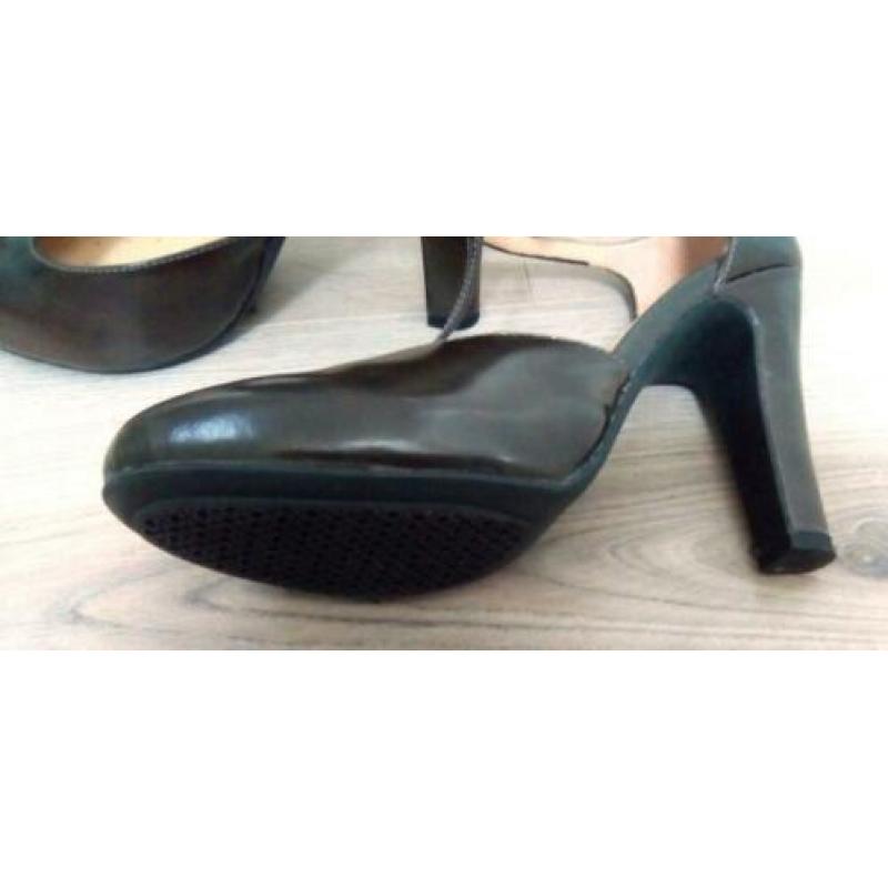 Z.g.a.n. GEOX gladleren Pumps, bruin, maat 37,5