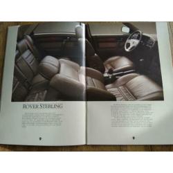Rover 800 folder uit 1986