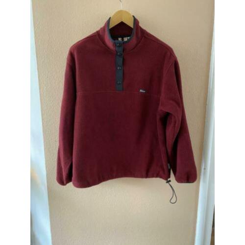 Woolrich Fleece Jacket Trui Bordeaux