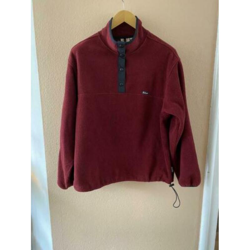 Woolrich Fleece Jacket Trui Bordeaux