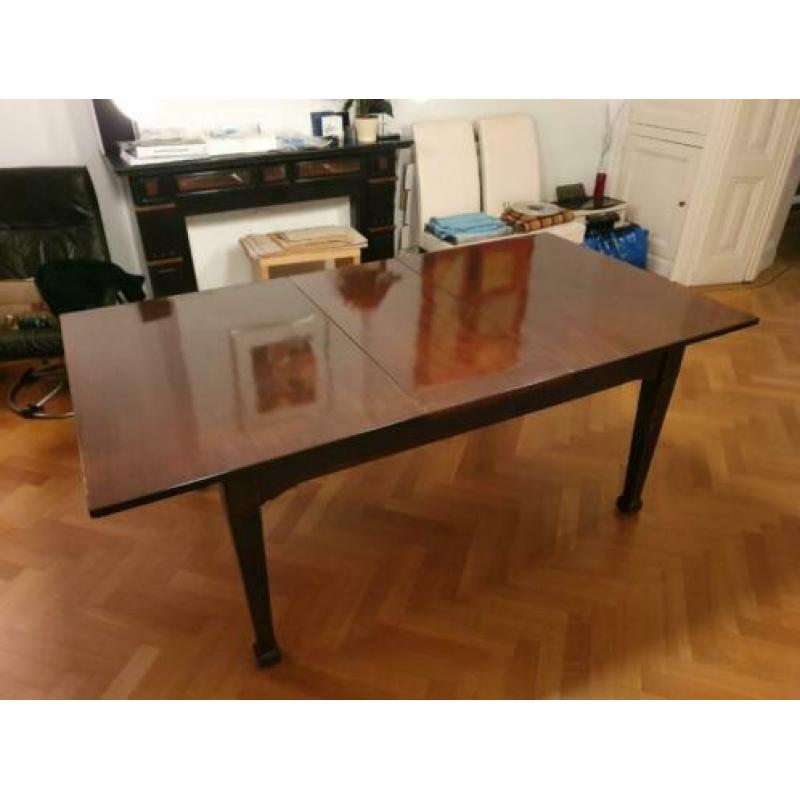 Massief eikenhouten eettafel