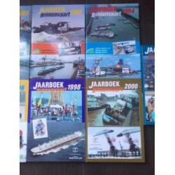 jaarboeken binnenvaart De Alk 1990 - 2001 als nieuw schepen