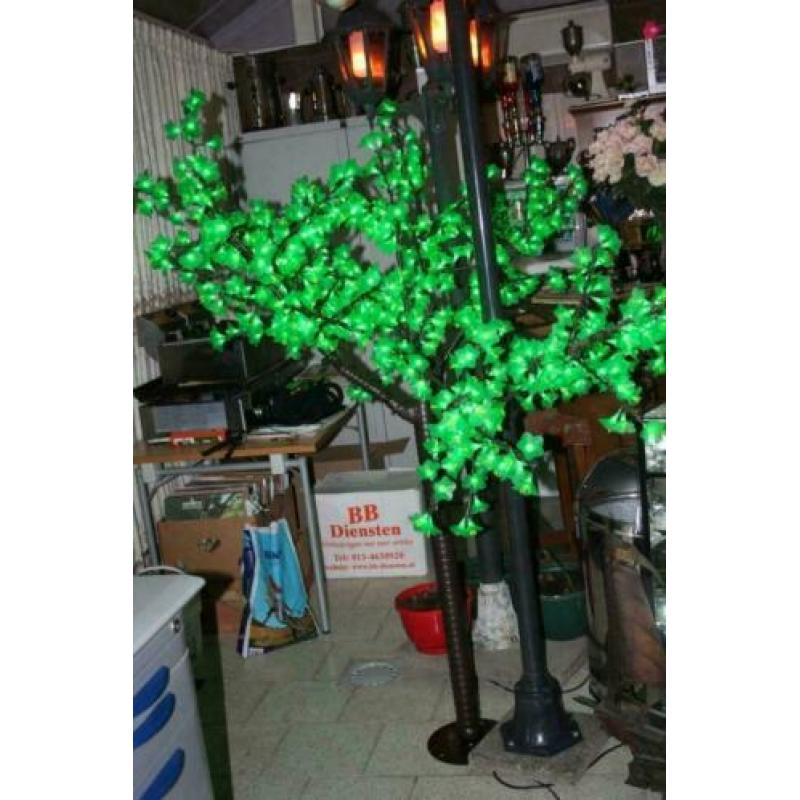 Led verlichting Sier of decoratieboom groen - pink - wit nr7