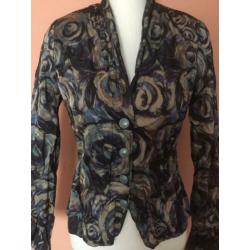 La Ligna bloemenprint jasje maat 36 #Zara #Summum /blauw