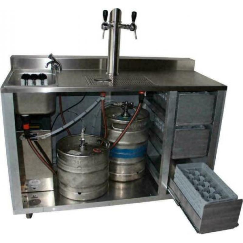 Mobiele bar voor de verhuur - tap tapinstallatie catering