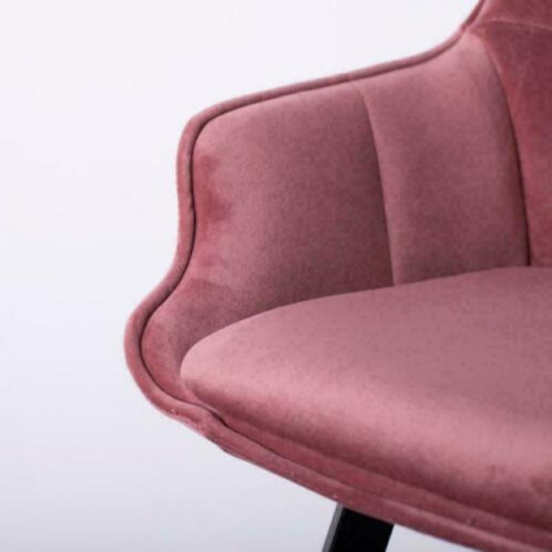 Barkruk Shannon Velvet Pink - Giga Meubel