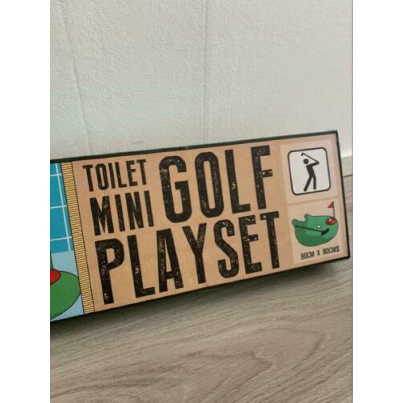 Nieuw toilet mini golf playset