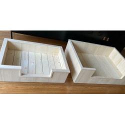 Hondenmanden steigerhout hondenmand