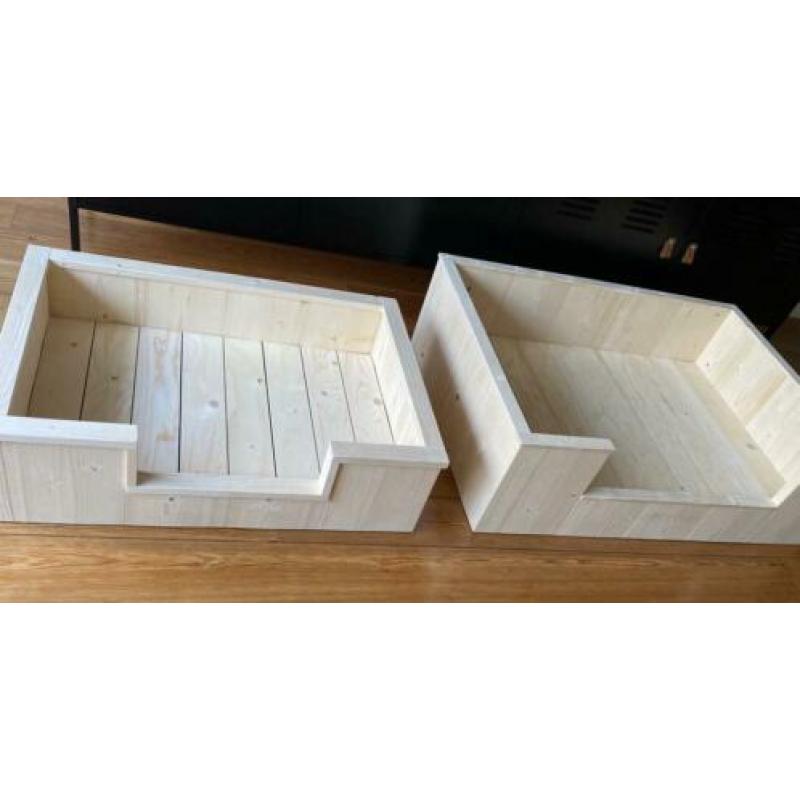 Hondenmanden steigerhout hondenmand