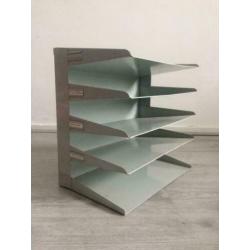 Vintage INDUSTRIELE postbak metaal jaren 60-70 Gispen stijl