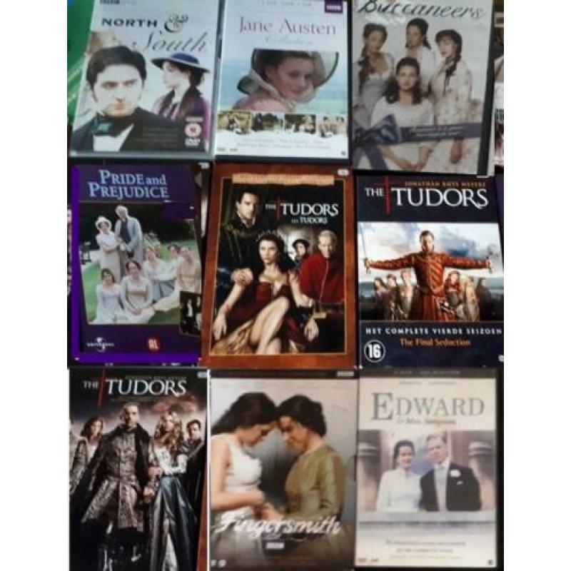 25x Tudors,Rome,I Claudius,Garrows Law,Downton Abbey, Pride&