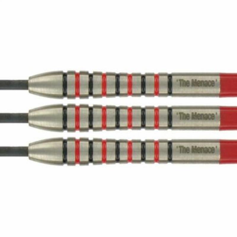 Dartpijlen Winmau Dennis The Menace Priestley 90% tungsten