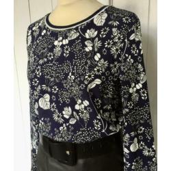 nieuw! VANILIA DENIM superleuke top met flowerprint