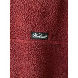 Woolrich Fleece Jacket Trui Bordeaux
