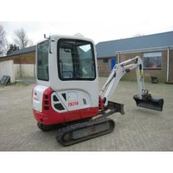 Takeuchi TB216 Minigraafmachine Bouwjaar 2014