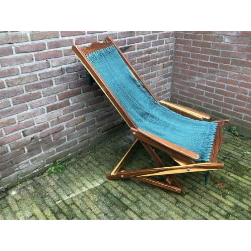 Vintage retro strandstoel