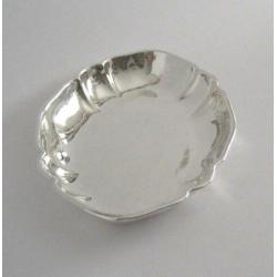 Zilveren gelobd presenteerschaal 20x13cm ca. 1890 zz