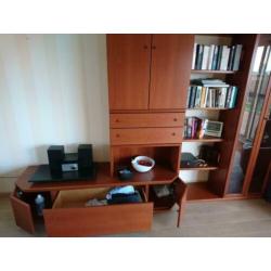 Kernsenhouten Hülsta wandmeubel te koop