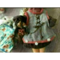 Leuke poppenkleding poppenjurkje jurkjes v popjes pop poppen