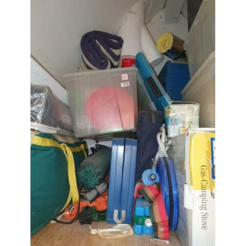 Kampeeruitrusting incl. 6 pers. Tent