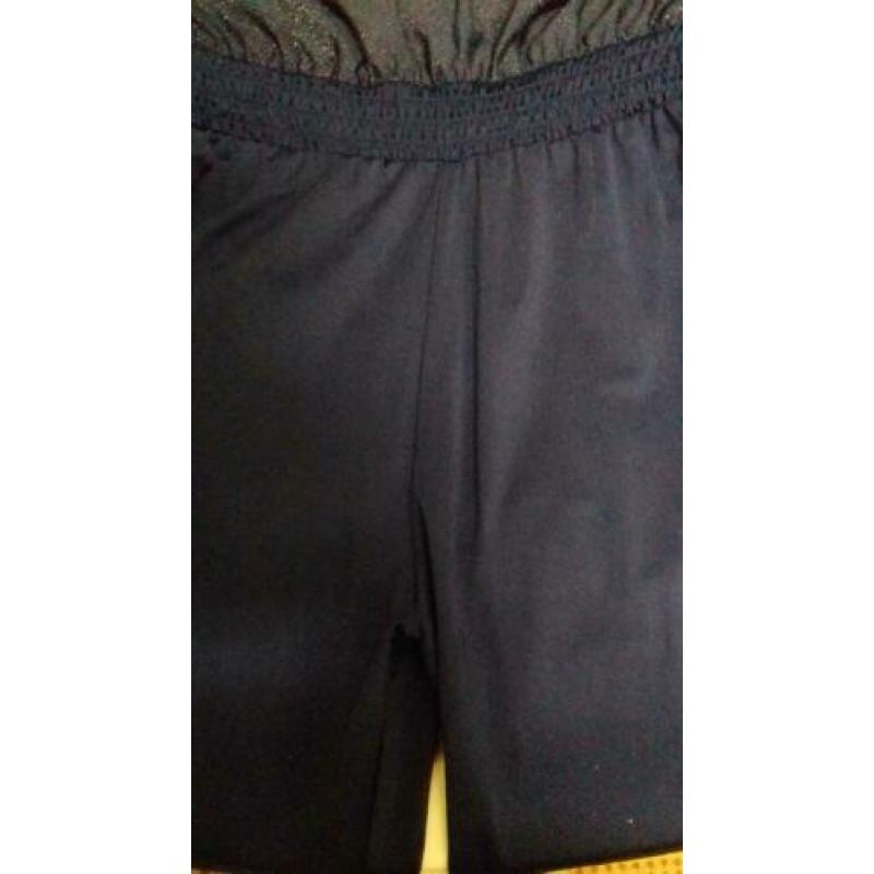 Jumpsuit blauw maat 152/158.
