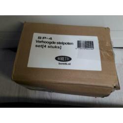 Boretti Verhoogde Stelpoten RVS SP4