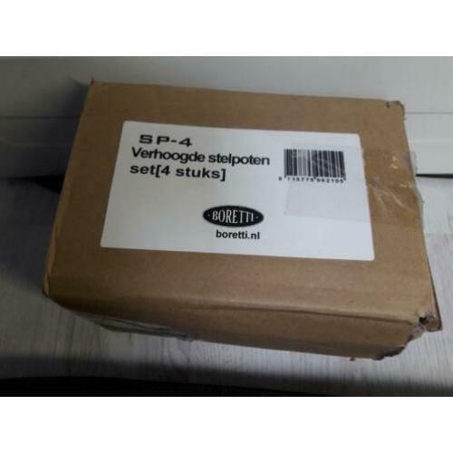 Boretti Verhoogde Stelpoten RVS SP4