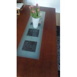 Te koop: Teakhouten eettafel 200 X 90 cm