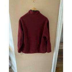 Woolrich Fleece Jacket Trui Bordeaux