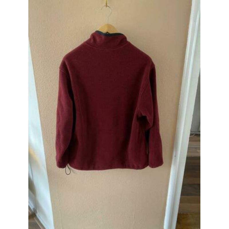 Woolrich Fleece Jacket Trui Bordeaux
